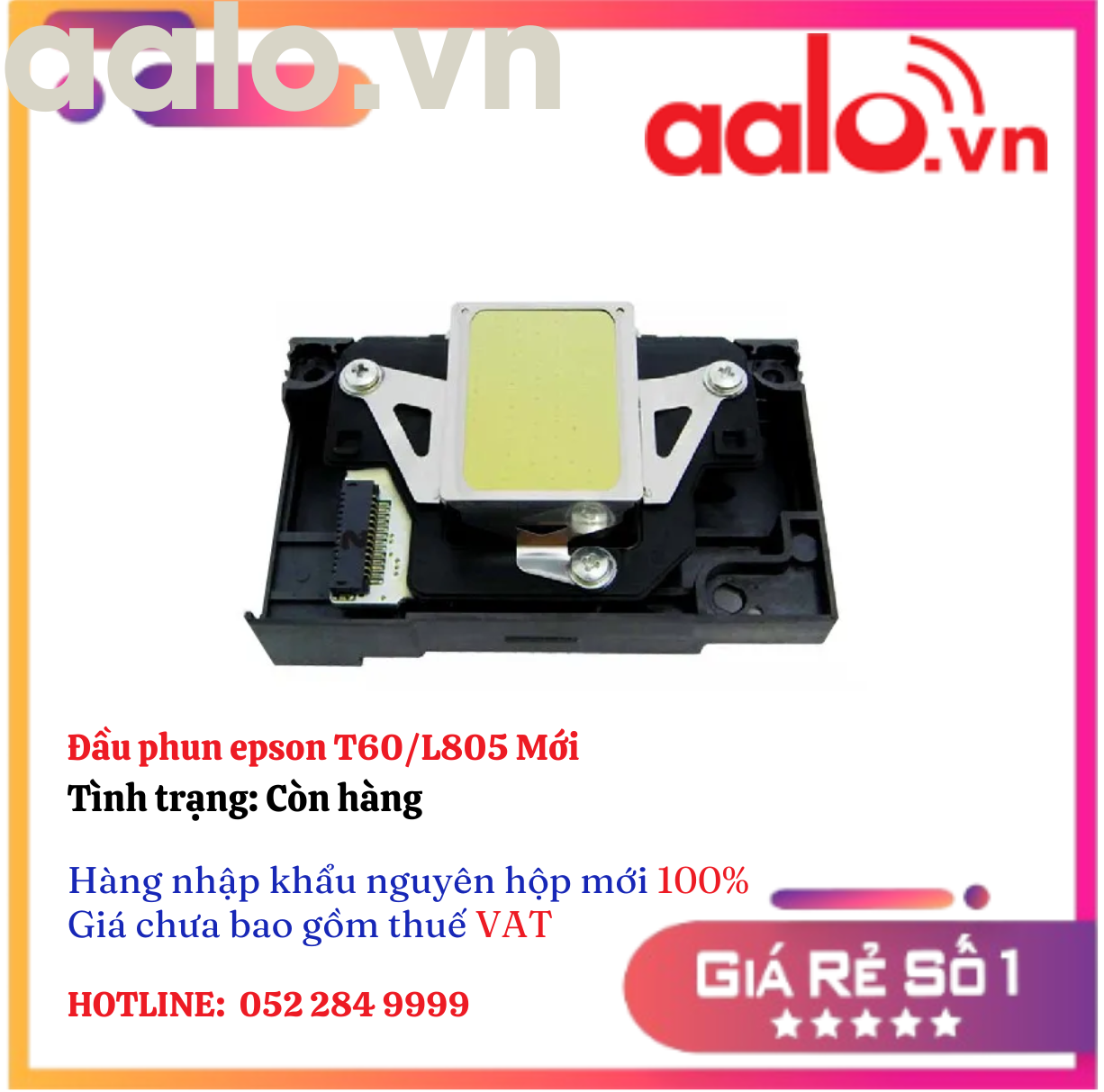 Đầu phun epson T60/L805 Mới